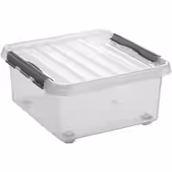 helit "the q-line" Aufbewahrungsbox mit Deckel und Rollen H6162902
