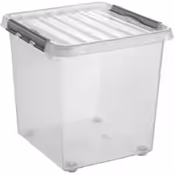 helit "the q-line" Aufbewahrungsbox mit Deckel und Rollen H6163002