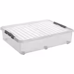 helit "the q-line" Aufbewahrungsbox mit Deckel und Rollen H6163102