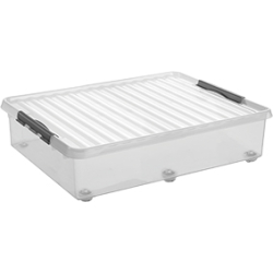 helit "the q-line" Aufbewahrungsbox mit Deckel und Rollen H6163102
