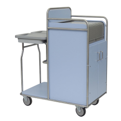 novocal Stationswagen SW 1000 inkl. Abschließbares Utensilienfach SW 1020