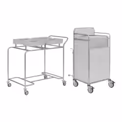 novocal Stationswagen SW 1000 inkl. Abschließbares Utensilienfach SW 1040