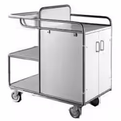 novocal Stationswagen SW 600 inkl. Frischwäscheschrank SW600/W2