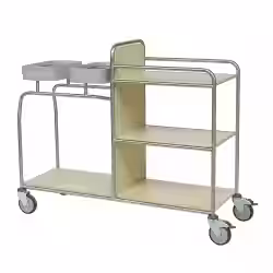 novocal Stationswagen SW 800 inkl. Frischwäscheablagen SW820
