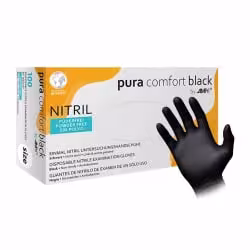 puracomfort black Nitrilhandschuhe