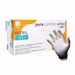 puracomfort white Nitrilhandschuhe