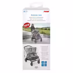 reer RainCover Twin Regenschutz für Zwillingswagen 71584