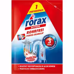 rorax Rohrreiniger Rohrfrei Power Granulat 115954