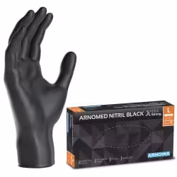 ARNOMED Nitril Black XTRA STRONG Einmalhandschuhe