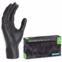 ARNOMED Nitril Black XTRA STRONG Einmalhandschuhe