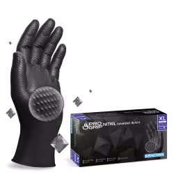 ARNOMED Nitril Diamond Black Einmalhandschuhe