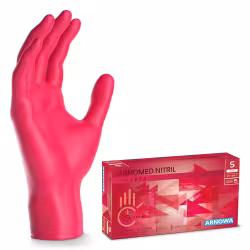ARNOMED Nitril Lava Red Einmalhandschuhe
