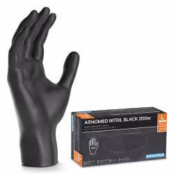 ARNOMED Nitril Midnight Black Einmalhandschuh