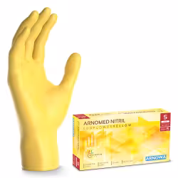 ARNOMED Nitril Sunflower Yellow Einmalhandschuhe