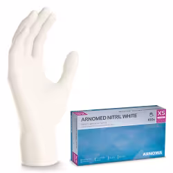 ARNOMED Nitril White Einmalhandschuhe