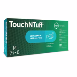 Ansell TouchNTuff 92-605 Einmalhandschuhe mit Stulpe
