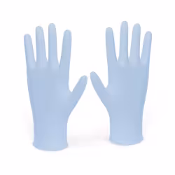 B. Braun Vasco Coats light blue Untersuchungshandschuh