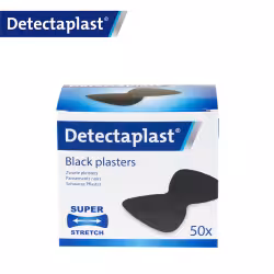 Detectaplast Super Stretch black Pflaster 8645