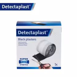 Detectaplast Super Stretch black Rollenpflaster 8655