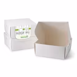 Greenbox Kuchenbox aus weißer Pappe DRE02553