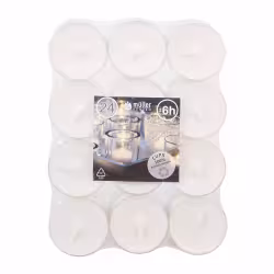 Müller Kerzen Polar Teelichter Clear Cups
