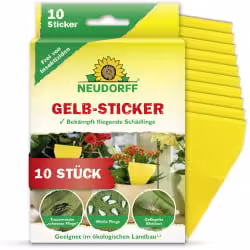 Neudorff Gelb-Sticker mit Spezialleim