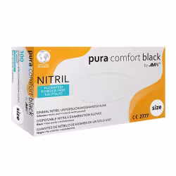 puracomfort black Nitrilhandschuhe