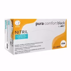 puracomfort black Nitrilhandschuhe