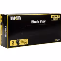 ABENA Thor Black Vinyl Einweghandschuhe