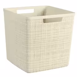 CURVER JUTE RECYCLING Aufbewahrungskorb Cube