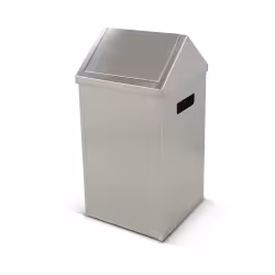 ETERNASOLID Mülleimer mit Schwingdeckel 60l oder 80l