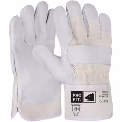 Fitzner "Friese" Rindspaltleder-Handschuh 550113-10