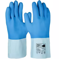 Fitzner Super Blue Latex-Chemikalienschutzhandschuh 6240-11