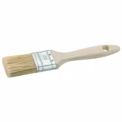 Flachpinsel mit Holzstiel