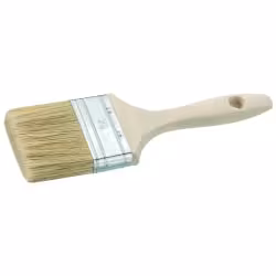 Flachpinsel mit Holzstiel