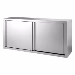 Gastro-Inox Edelstahl Wandschrank mit Schiebetüren