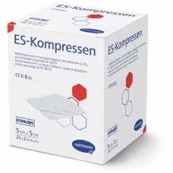 HARTMANN ES-Kompressen 5 x 5 cm EN 14079