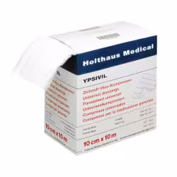 Holthaus Medical YPSIVIL Zellstoff-Vlies-Kompresse