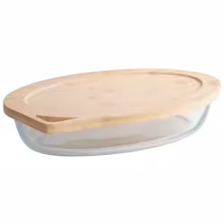 Kesper Auflaufform mit Bambusdeckel