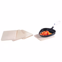 Kesper Buchenholz Raclette-Brettchen Set
