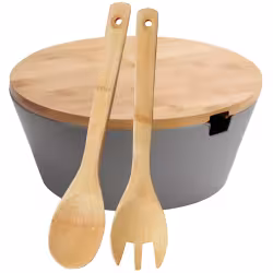Kesper Obst- & Salatschale mit Besteck 32600