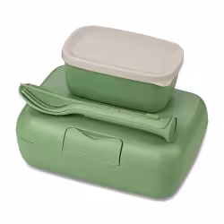 Koziol Lunchbox Set CANDY READY inkl. Besteck