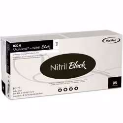 MaiMed Nitril Black Einmalhandschuhe