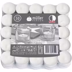 Müller Kerzen Teelichter 6h