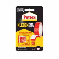 Pattex Kleben statt bohren Klebeband PXMT2