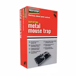 Pest-Stop Easy-Setting Metal Mouse Trap Mausefallen Metall PSESMT