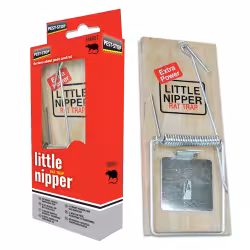 Pest-Stop Little Nipper Rat Trap Rattenfallen Holz PSLNRB