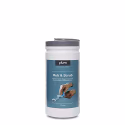 Plum Rub & Scrub Reinigungstücher für den Einsatz ohne Wasser 5272