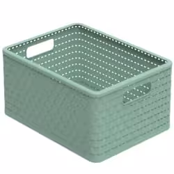 Rotho COUNTRY ECO Aufbewahrungskorb Rattan 18 Liter