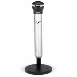 Rubbermaid INFINITY Standascher outdoor mit schwarzem Deckel FG9W3100SSBLA